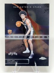 2025-26 Topps Chrome – Activators Dylan Harper #AC-12 Refractor (RC) SA Spurs