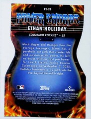 2026 BOWMAN CHROME POWER CHORDS PC-20 ETHAN HOLLIDAY COLORADO ROCKIES