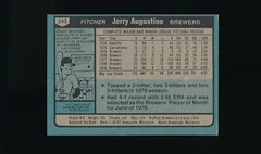 1980 Topps #243 Jerry Augustine * Pitcher * Milwaukee Brewers * EX-MT *