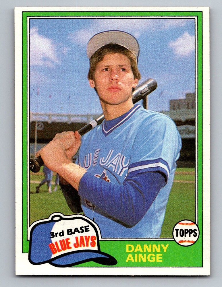 1981 TOPPS TRADED – DANNY AINGE #727 RC TORONTO BLUE JAYS