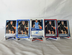 Donruss Optic Nikolas Khamenia RC Auto, Fireworks Parallel /125, Blue Ice Lot