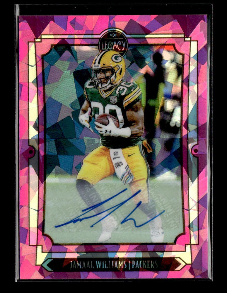 2019 Panini Legacy #40 Jamaal Williams Premium Penmanship Diamond #/10