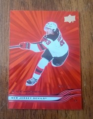 Luke Hughes Outburst Red 06/25 SP 2025-26 Upper Deck Extended Mint #575 Parallel