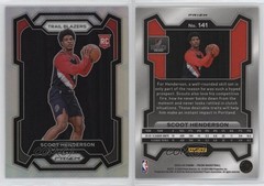 2023-24 Panini Prizm Silver Prizm Scoot Henderson #141 Rookie RC 0g90