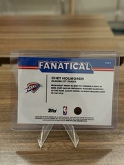 Topps Chrome Update 2025-26 Chet Holmgren Fanatical SP Insert FAN-1 OKC Thunder