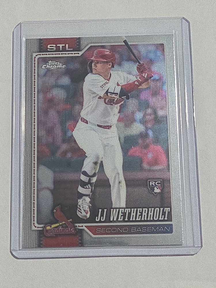2026 Topps Chrome JJ Weatherholt Cardinals RC #119 – Rookie Of The Year Prospect