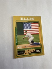 2005 Topps Gold #614 Mark Ellis #’d/2005