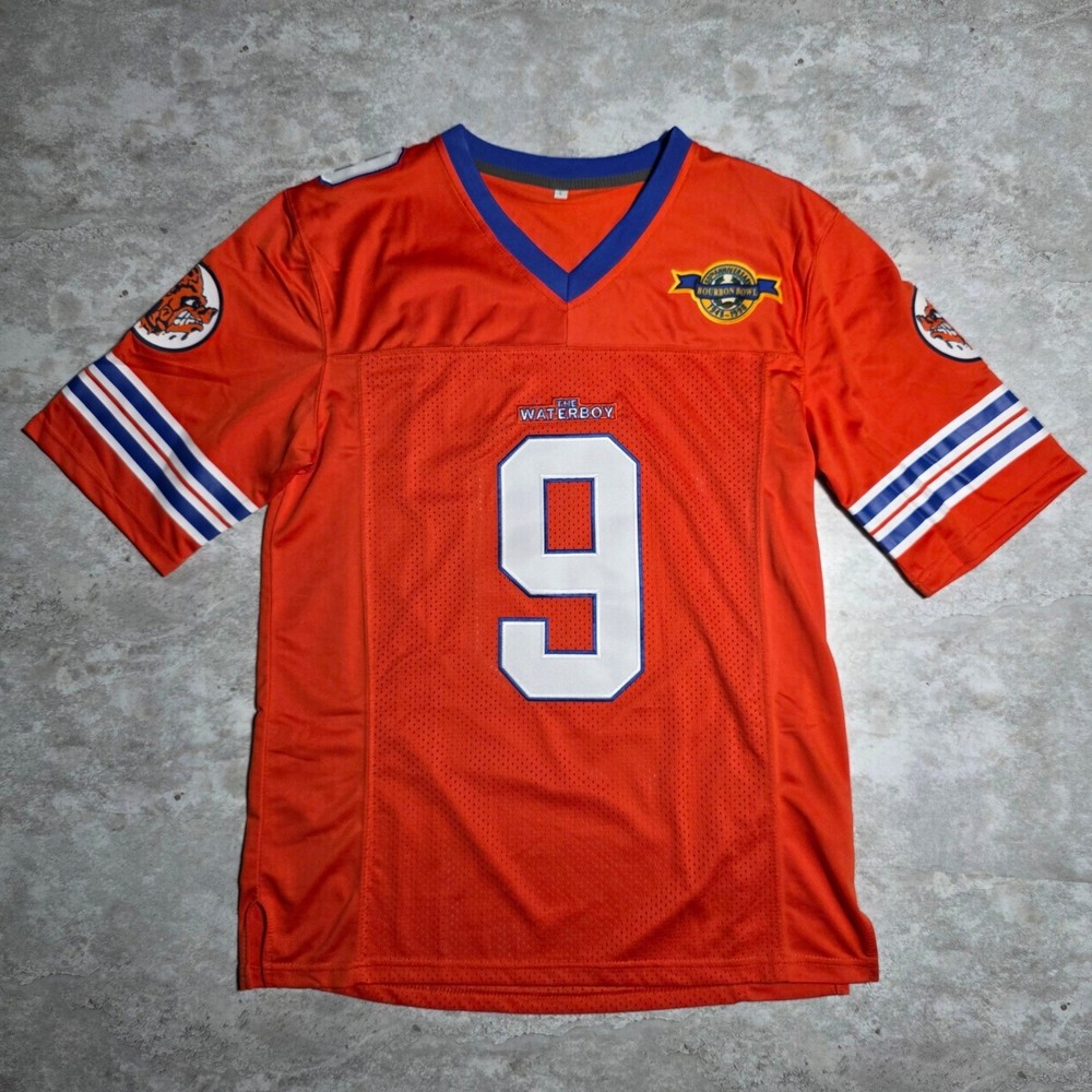 The Waterboy Bobby Boucher #9 SCLSU Mud Dogs Jersey – Size Large