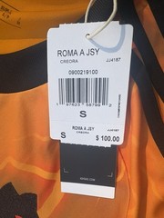 Men&rsquo;s adidas Orange AS Roma 2025/26 Away Jersey Mens S NWT