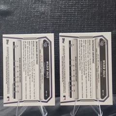 2026 Bowman Mojo/Chrome 1st Wilder Dalis BCP-150 Rockies 2-Card Lot