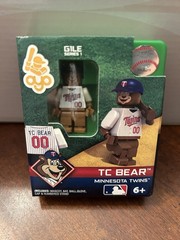 MLB Mascots Minnesota Twins TC Bear T.C. Bear Action Figure 1st Series Complete