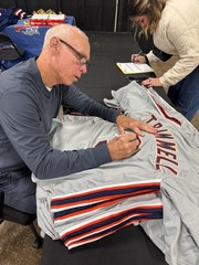 Alan Trammell Signed Custom Gray Player Jersey HOF 18 Inscription PSA 030