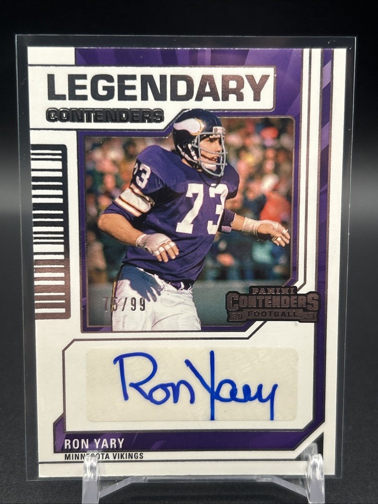 2023 Panini Contenders #LCA-RYA Ron Yary Legendary Contenders Auto /99