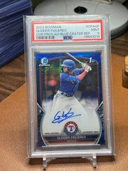 Gleider Figuereo 2023 Bowman #CPA-GF blue crater 1st RC auto 137/150 PSA 9