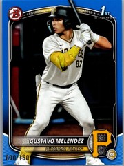 2025 Bowman Draft #BD-112 Gustavo Melendez Blue Border #/150