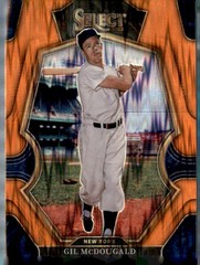 2023 Panini Select #135 Gil McDougald Orange Flash Prizm