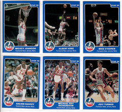 1986 Star Company 14-cd New Jersey Nets Lifebuoy Basketball Set Buck Williams