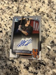2025 Bowman Chrome Draft 1st Prospect Mitch Voit Auto Autograph Mets N