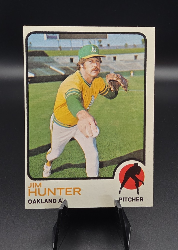 1973 Topps – Catfish Hunter #235 – D