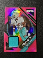 Tyreek Hill 2025 Panini Prizm Football Premier Jerseys Pink Prizm Miami Dolphins