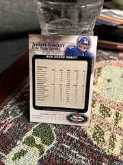2002 Fleer Box Score Debuts #13 Jeremy Shockey/2002 – FB Sharp Corners Centered