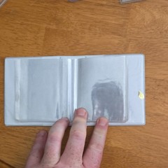 Vintage Baseball Card Album 4-Pocket 20pg Gray Plastic Ringless Binder
