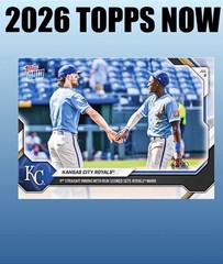 💥2026 Topps Now #420💥ROYALS 9th Straight Inning Run Scored Record – Presale