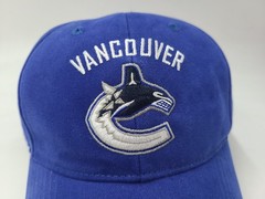 Youth Vancouver Canucks Hat Adjustable 47 Brand Blue NHL Casual Everyday Wear