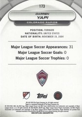 2024 Topps Major League Soccer Super Stars Yellow Variation Cards (171 – 180)