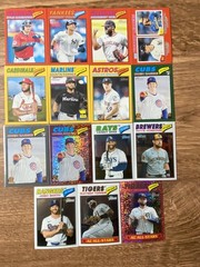 2026 Topps Heritage Light Purple Red Dark Gray Yellow Green Bordered Lot of 56