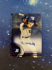 Hendry Mendez 2022 Bowman Heritage Chrome #CPA-HM Prospect Auto BREWERS