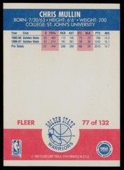 1987-88 Fleer #77 Chris Mullin