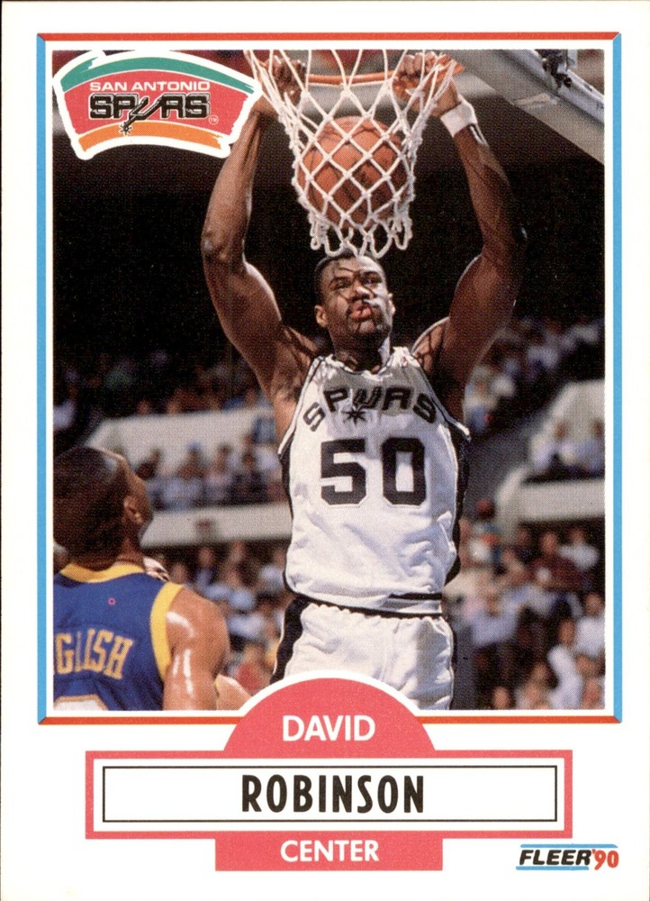 1990-91 Fleer #172 David Robinson