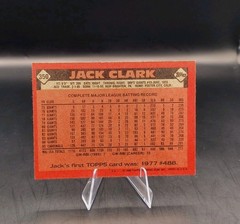 1986 Topps Baseball – #350 Jack Clark – St. Louis Cardinals 🔥