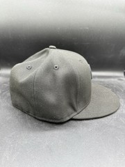 New Era Chicago White Sox Blackout Chi Logo Fitted Hat Size 7 1/2