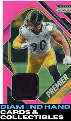 2025 Panini Prizm #PJY-TJW T.J. Watt Premier Jerseys Pink