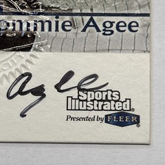 1999 Fleer Sports Illustrated Greats of the Game Tommie Agee Autograph #25