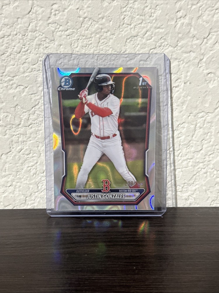 2026 Bowman Chrome Lava Refractor Justin Gonzales /399 #BCP-141