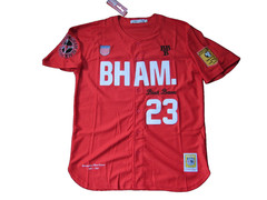 Birmingham BHAM Black Barons #23 Negro League Stitched Jersey XL Red NWT $125