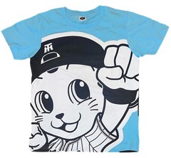 RARE HANSHIN TIGERS Japanese Baseball Logo T-Shirt Size M Unisex Cotton Vinyl
