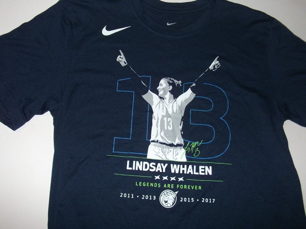 Nike Men&rsquo;s Minnesota Lynx Lindsay Whalen # 13 Name & Number T Shirt-MEDIUM