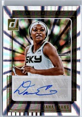 2025 Donruss WNBA #SS-DE Dana Evans Signature Series Holo Laser