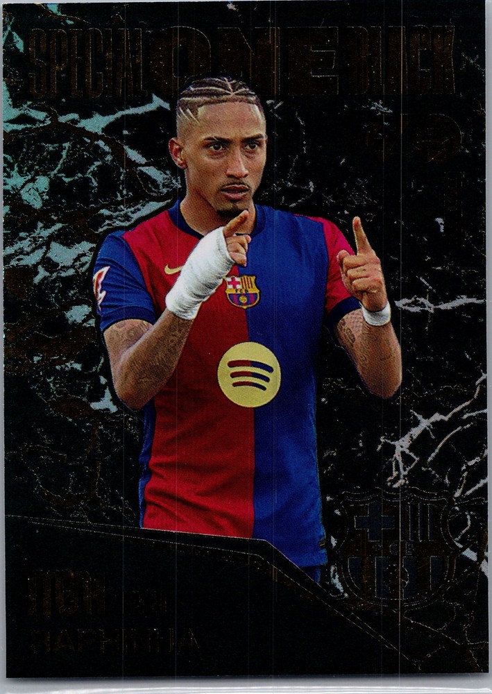 2025-26 Panini Megacracks #NNO Raphinha Special One Black