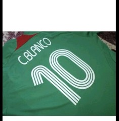 Name&Number Set For Mexico 2007-2008 Home Top Football Soccer
