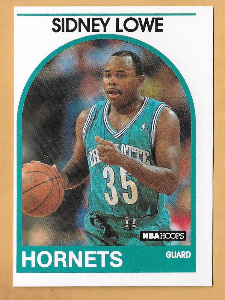SIDNEY LOWE CHARLOTTE HORNETS #31 NBA HOOPS 1988-89
