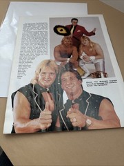 NWA WCW 1988 Great American Bash Live Event Arena Magazine Program – Flair Dusty