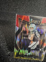 2024 Select Brock Bowers Black and Yellow Shock RC. Raiders