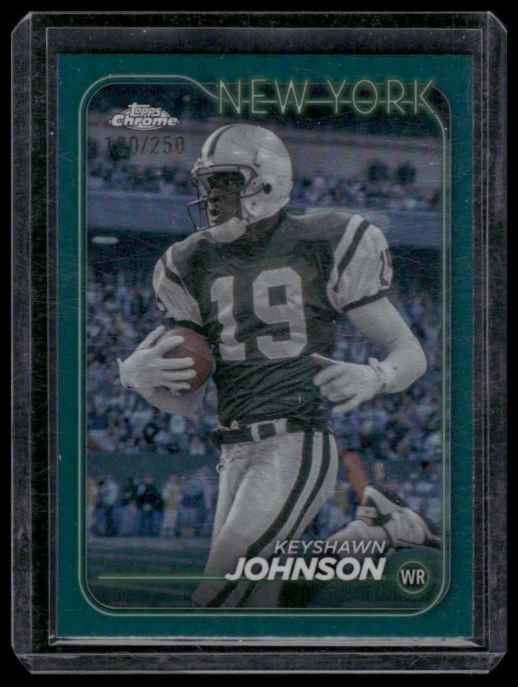 2024 Topps Chrome #147 Keyshawn Johnson Teal Refractor #/250