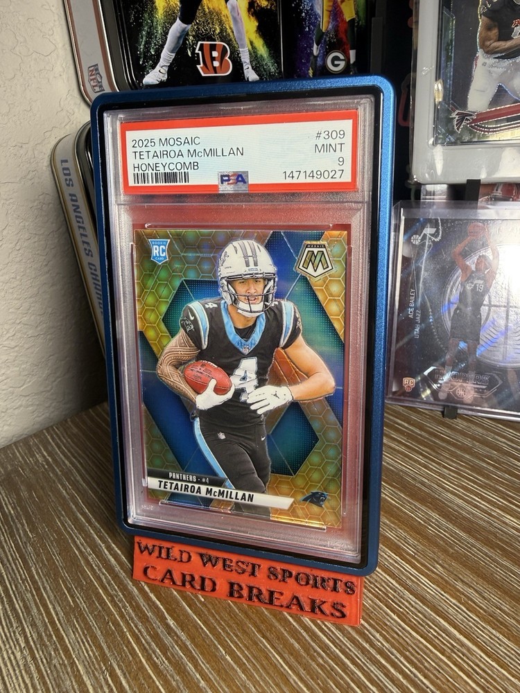 2025 Mosaic Tetairoa McMillan Honeycomb #309 PSA 9