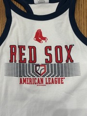 BOSTON RED SOX MLB WOMEN&rsquo;S SOFT AS A GRAPE RIBBED TANK TOP SMALL
